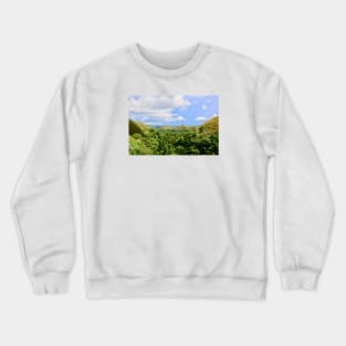 Chocolate hills  / Swiss Artwork Photography Crewneck Sweatshirt